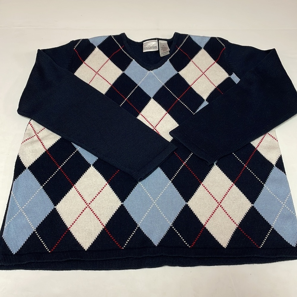 Villager Blue Argile Sweater Size XL